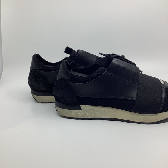 Balenciaga Race Runner Black Leather - Picture 8 of 8